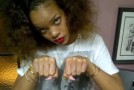 Rihanna Shows Off New “Thug Life” Tattoo